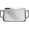 Perforerad grillplatta i rostfritt stål, 43,5 x 25,5 cm - Westmark