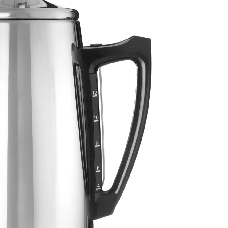 Perkolator, Borstat Rostfritt stål, 12 koppar - C3