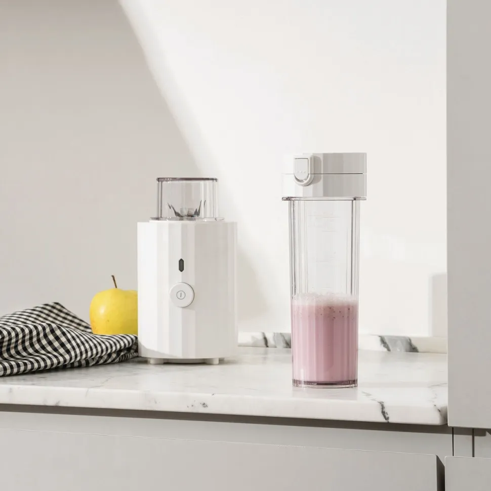 Personal Blender / Minimixer, Plissé, Vit - Alessi