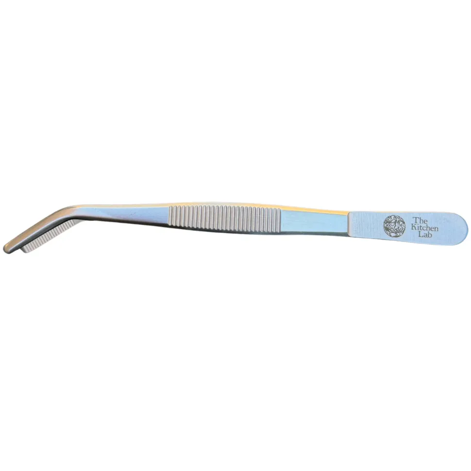 Pincett, vinklad, 14 cm, silver - The Kitchen Lab