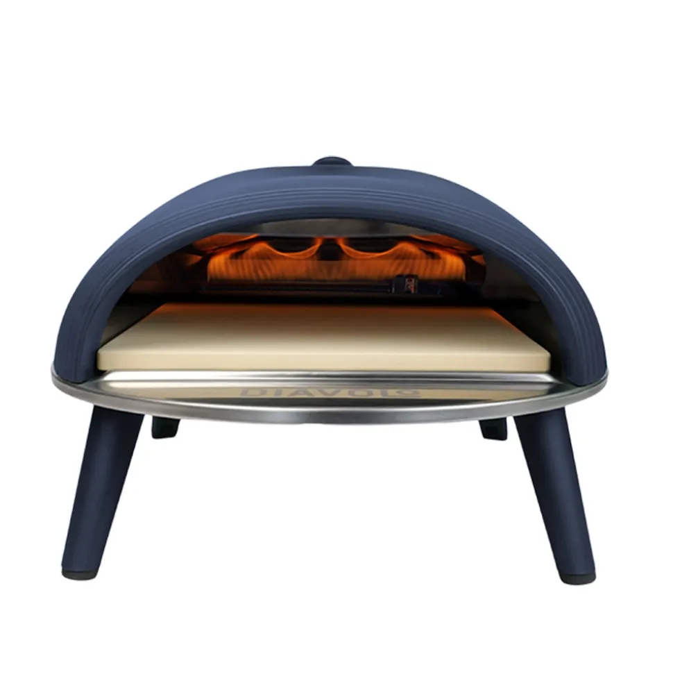 Pizzaugn Diavolo, Gaseldad, Blå - Delivita