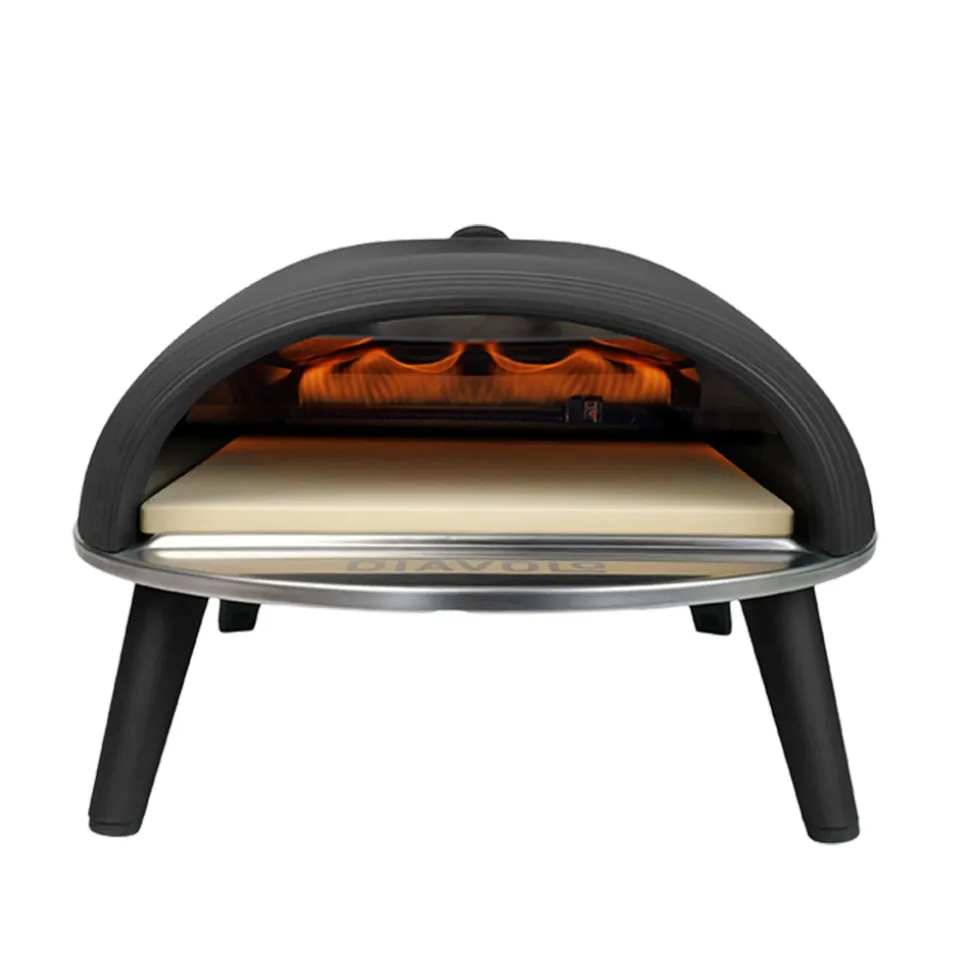 Pizzaugn Diavolo, Gaseldad, Svart - Delivita