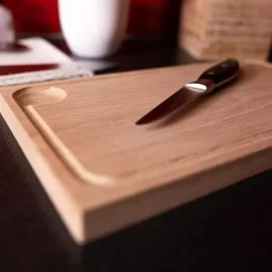 Planksteksbrädor i ek med kork, 2 st - AT-Line