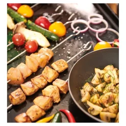 Platta grillspett i rostfritt stål, 10-pack - De Buyer