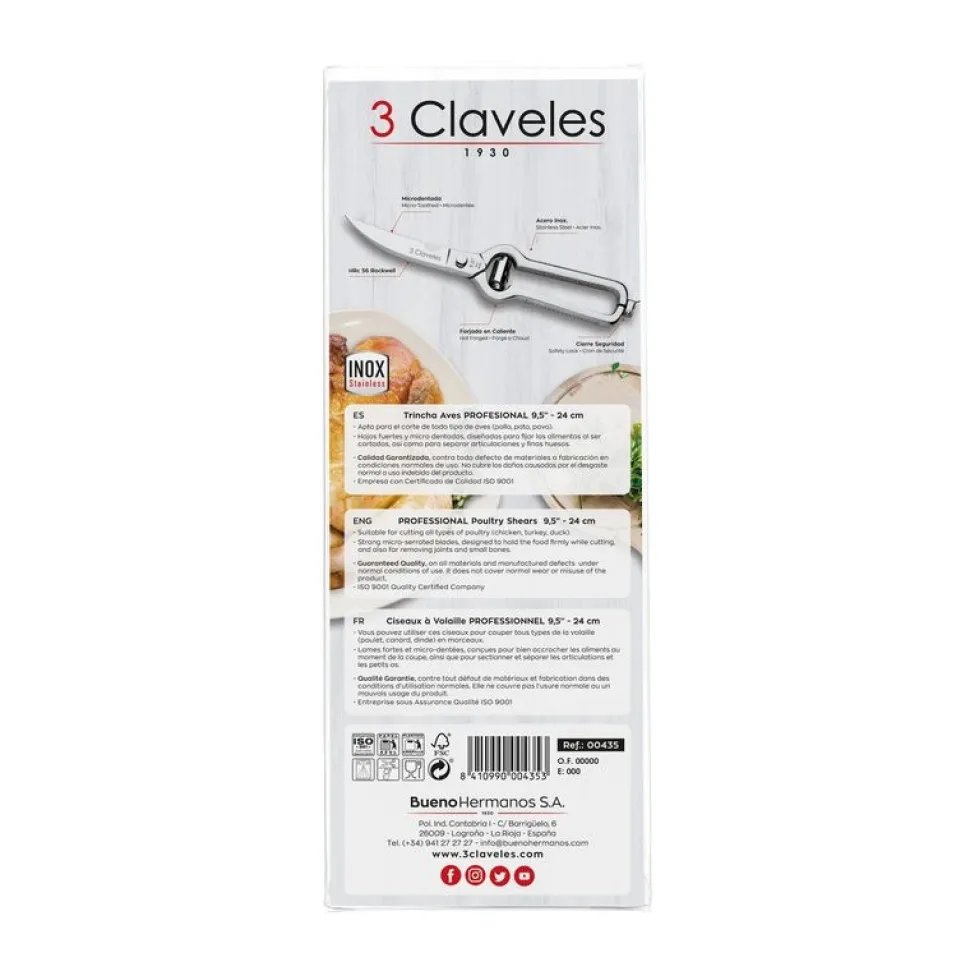 Professionell fågelsax med fjäder - 3 Claveles