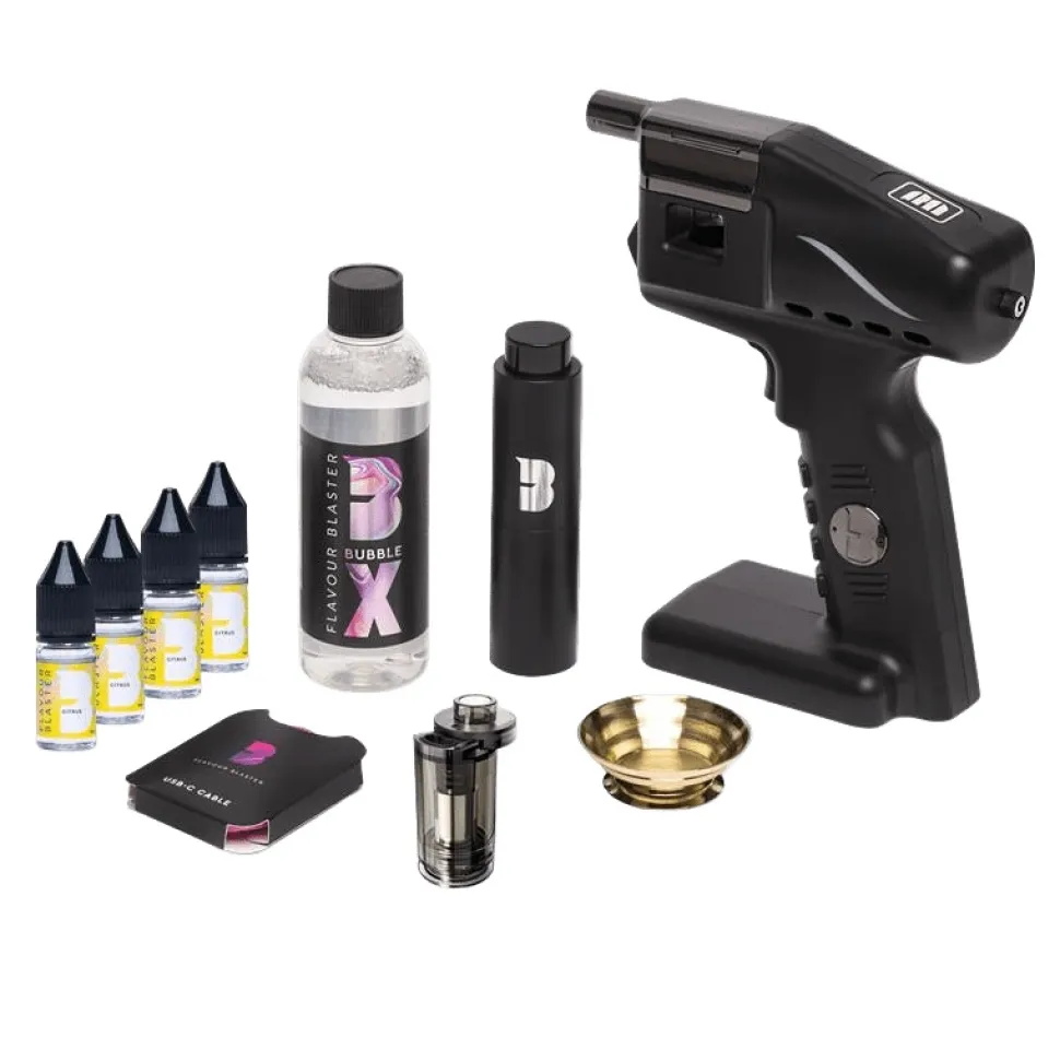 Pro 2 Kit Black Aroma Gun - Flavour Blaster