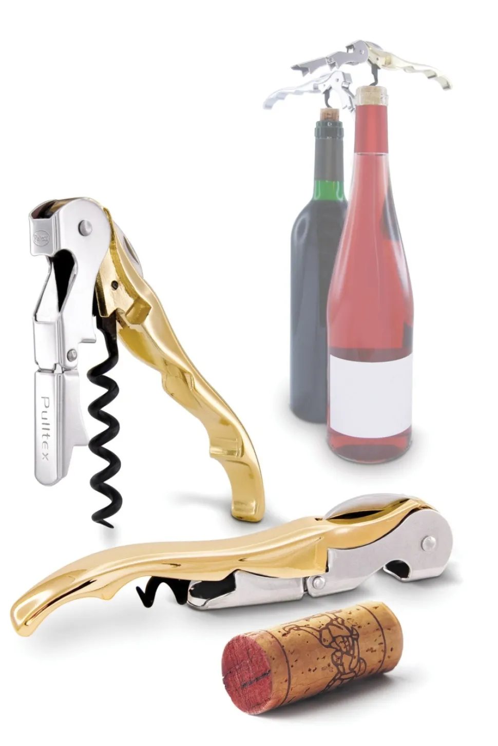 Pulltaps Classic Vinöppnare, Guld - Pulltex