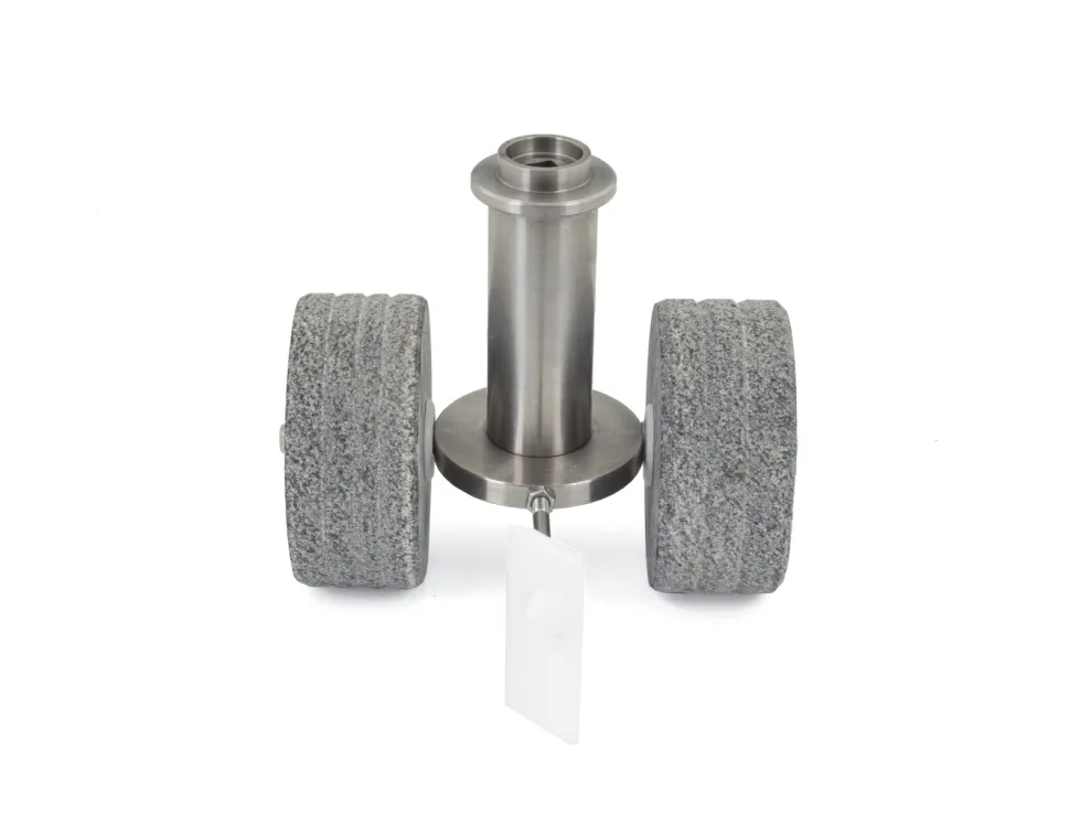 Reservdel i rostfritt stål, 2 paddlar och stenar till Twin Stones Wet Grinder -