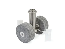 Reservdel i rostfritt stål, 2 paddlar och stenar till Twin Stones Wet Grinder -