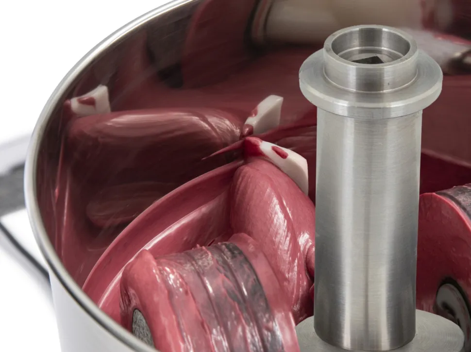 Reservdel i rostfritt stål, 2 paddlar och stenar till Twin Stones Wet Grinder -