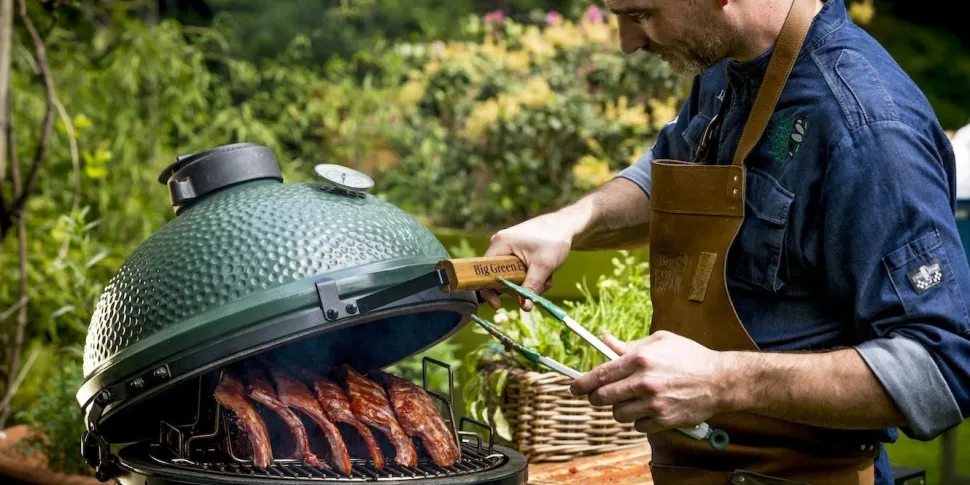 Ribs and roastingrack, large - Big Green Egg