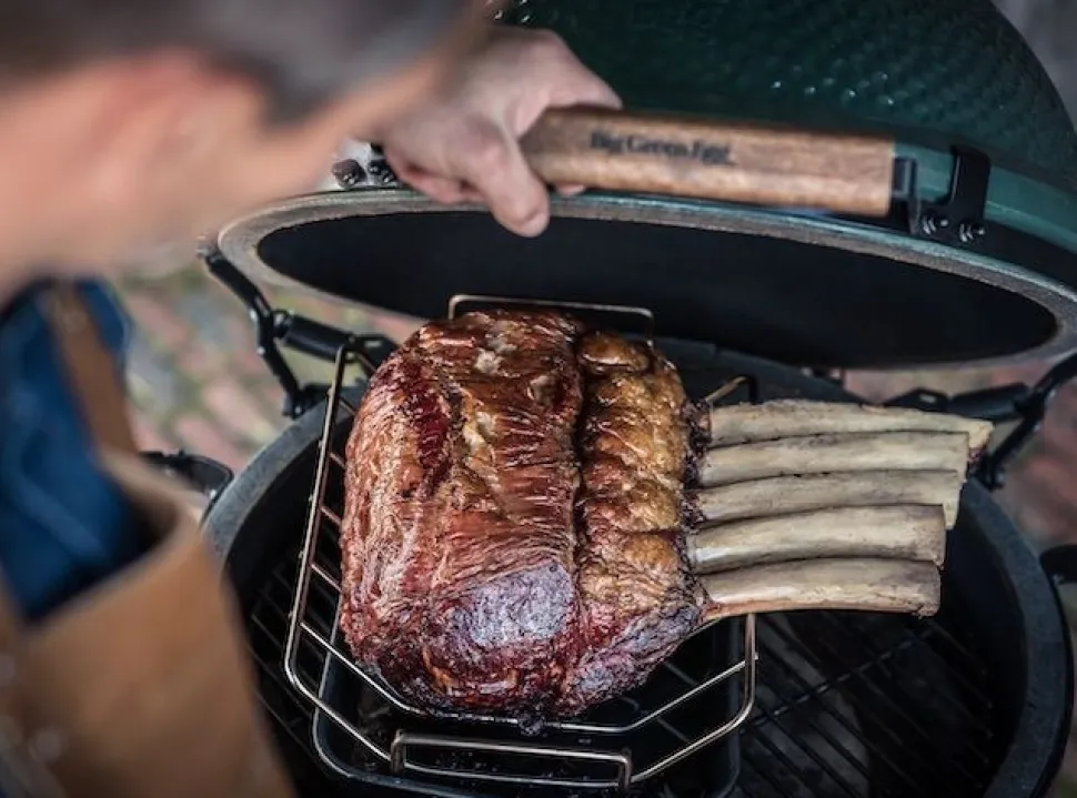 Ribs and roastingrack, large - Big Green Egg