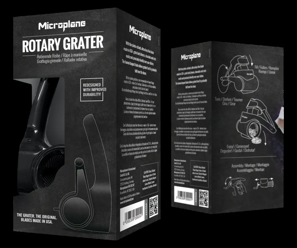 Roterande Ostrivare, Parmesanrivare - Microplane