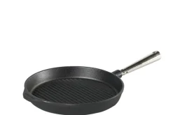Rund grillpanna med stålhandtag - Skeppshult