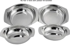 Rund karott i rostfritt