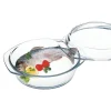 Rund Ugnsform i glas med lock, 25 cm - Simax