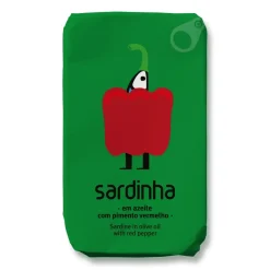 Sardiner i Olivolja, Paprika, 120 g - Sardinha