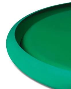 Serveringsfat i anodiserad aluminium, Discolo - Alessi - Grön