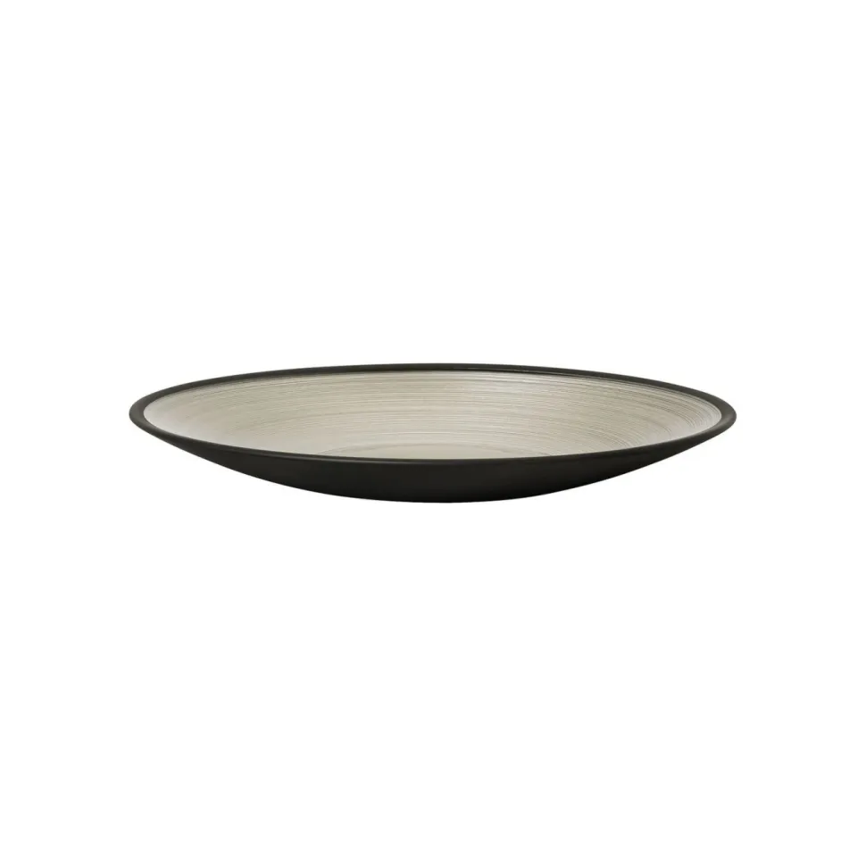 Serveringsfat i munblåst glas, 25 cm, Svart - Rosenthal