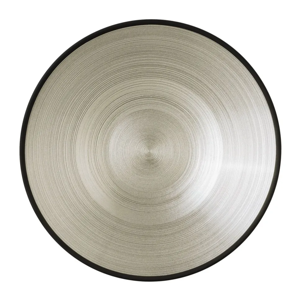 Serveringsfat i munblåst glas, 31 cm, Svart - Rosenthal