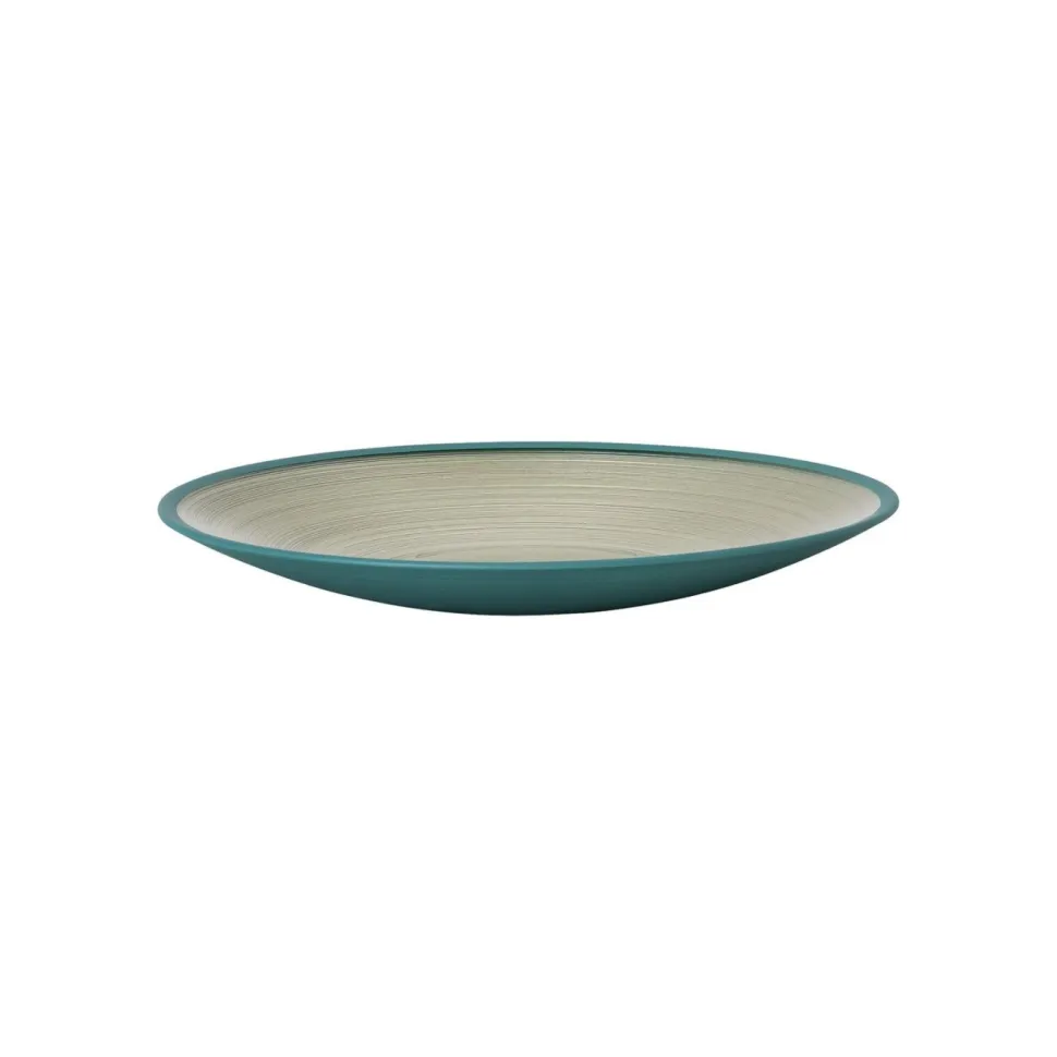 Serveringsfat i munblåst glas, 25 cm, Grönt - Rosenthal