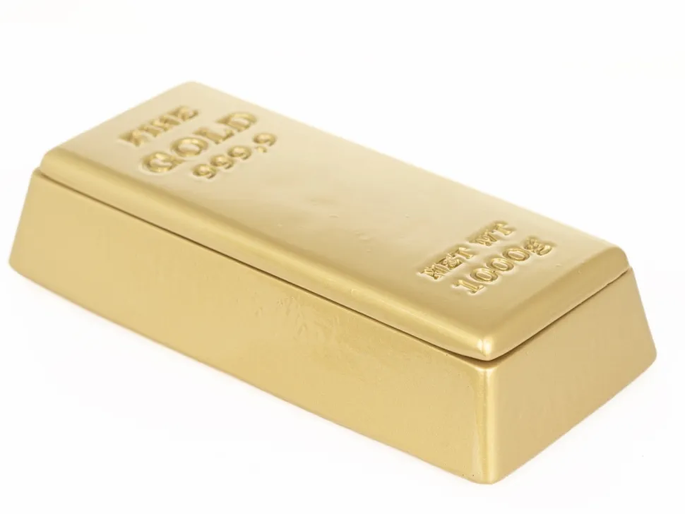 Serveringssfat, Guldtacka, 21 x 10 cm - 100% Chef