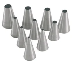 Set med 10 släta tyllar - Martellato