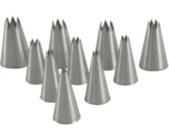 Set med 10 stjärntyllar - Martellato