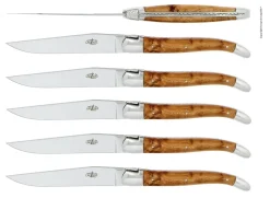 Sex knivar, Handtag av En, blank, Tradition - Forge de Laguiole