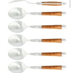 Sex skedar, Handtag av En, blank, Tradition - Forge de Laguiole