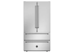 Side-by-side kyl/frys Master, med ismaskin, Rostfri - Bertazzoni