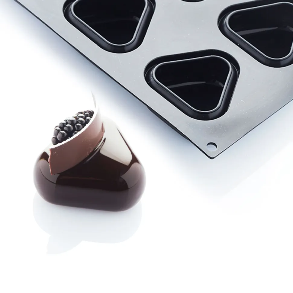 Silikonform, Black, Triangle, 30SIL507 - Martellato