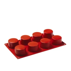 Silikonform FR017, cylinder 8st - Pavoni