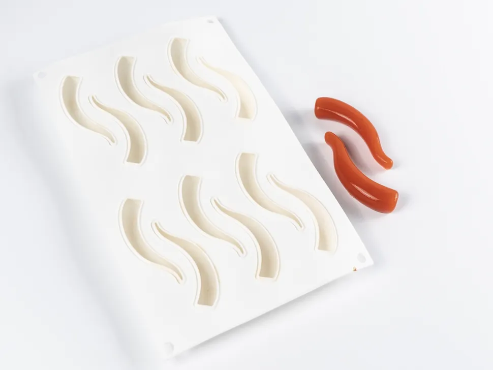 Silikonform för dekor, Chili - 100% Chef