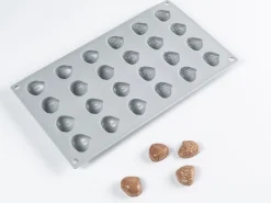 Silikonform för dekor, Kastanj - 100% Chef