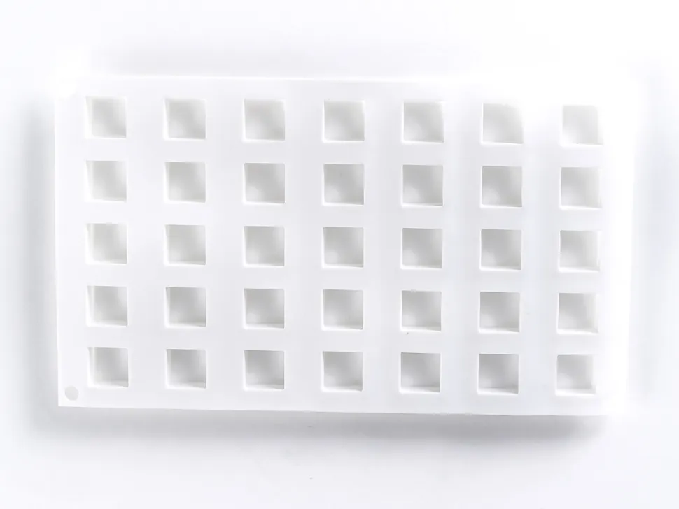 Silikonform för dekor, Kub - 100% Chef