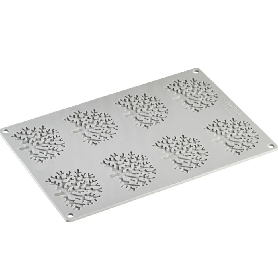 Silikonform för tuile GG027, Korall, Gourmand - Pavoni