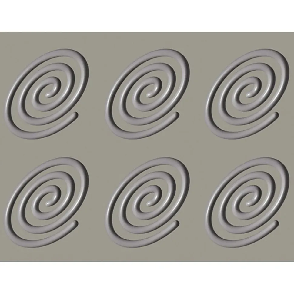 Silikonform GG010, Oval spiral, Gourmand 40x30cm - Pavoni