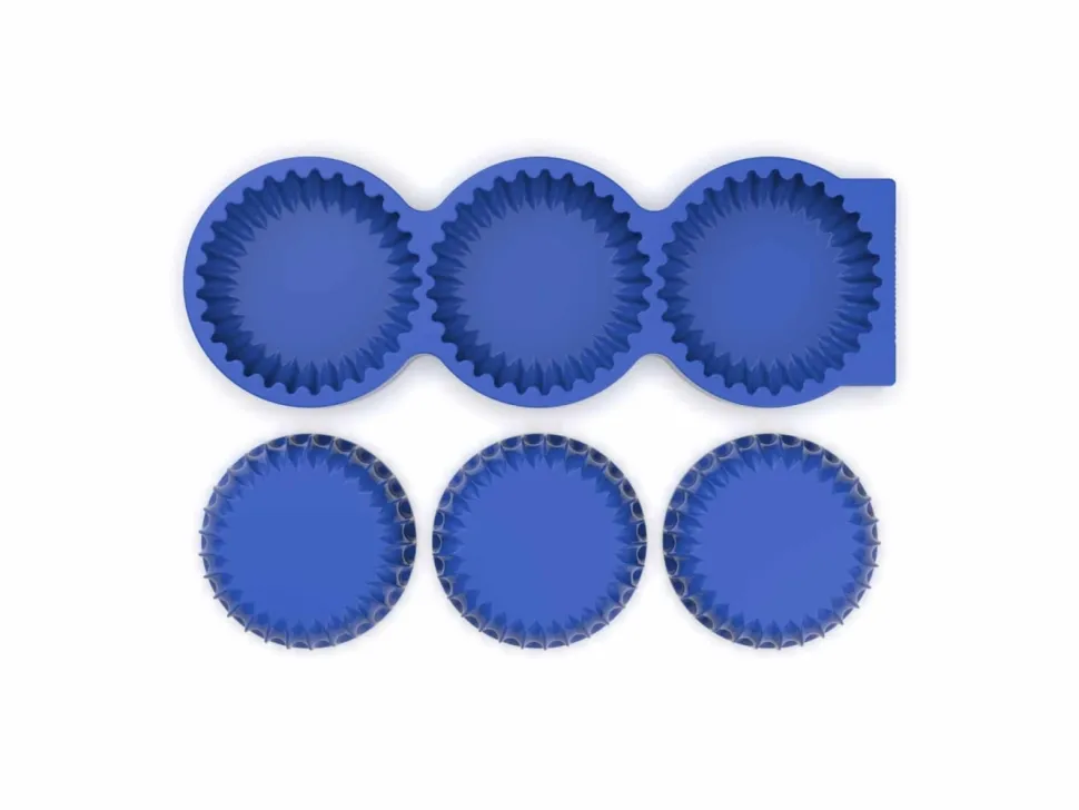 Silikonform, Ribble Tartelette Mold Large - Moldbrothers