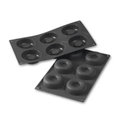 Silikonform SF012, Savarin, 6 st 72 x 23 mm - Martellato