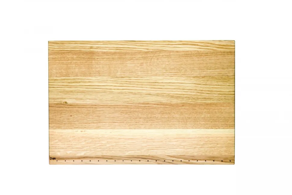 Skärbräda massiv ek 55x38x5 cm - Global