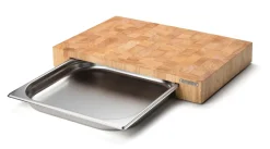 Skärbräda med låda 48x32x6 cm - Continenta