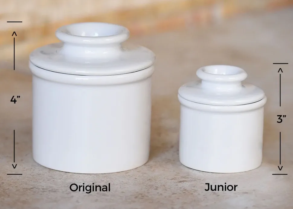 Smörklocka junior, Petit Butter Bell Crock, vit