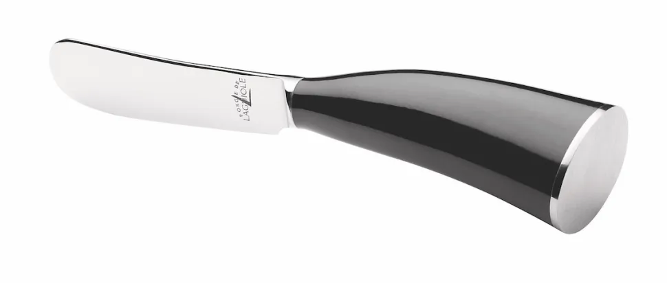 Smörkniv med handtag i Mörkt Horn, Lou Bure - Forge de Laguiole