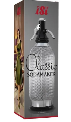 Sodasifon Classic, med nät i retrostil - iSi