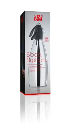 Sodasifon, rostfritt stål, 76 cl - iSi