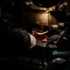 Sommelierkniv av Björk, damaskerad m dekor, Collection - Forge de Laguiole