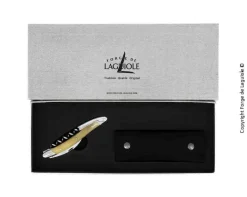 Sommelierkniv av Ljust Horn, blank, Tradition - Forge de Laguiole