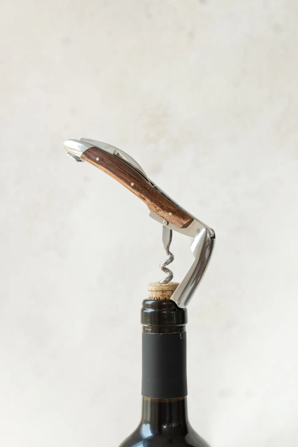 Sommelierkniv av Trä från Vinrankor, blank, Tradition - Forge de Laguiole