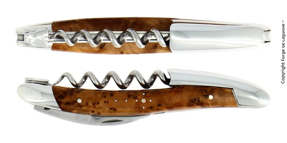 Sommelierkniv av Tuja, blank, Tradition - Forge de Laguiole